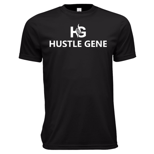 Hustle Gene Black T-Shirt
